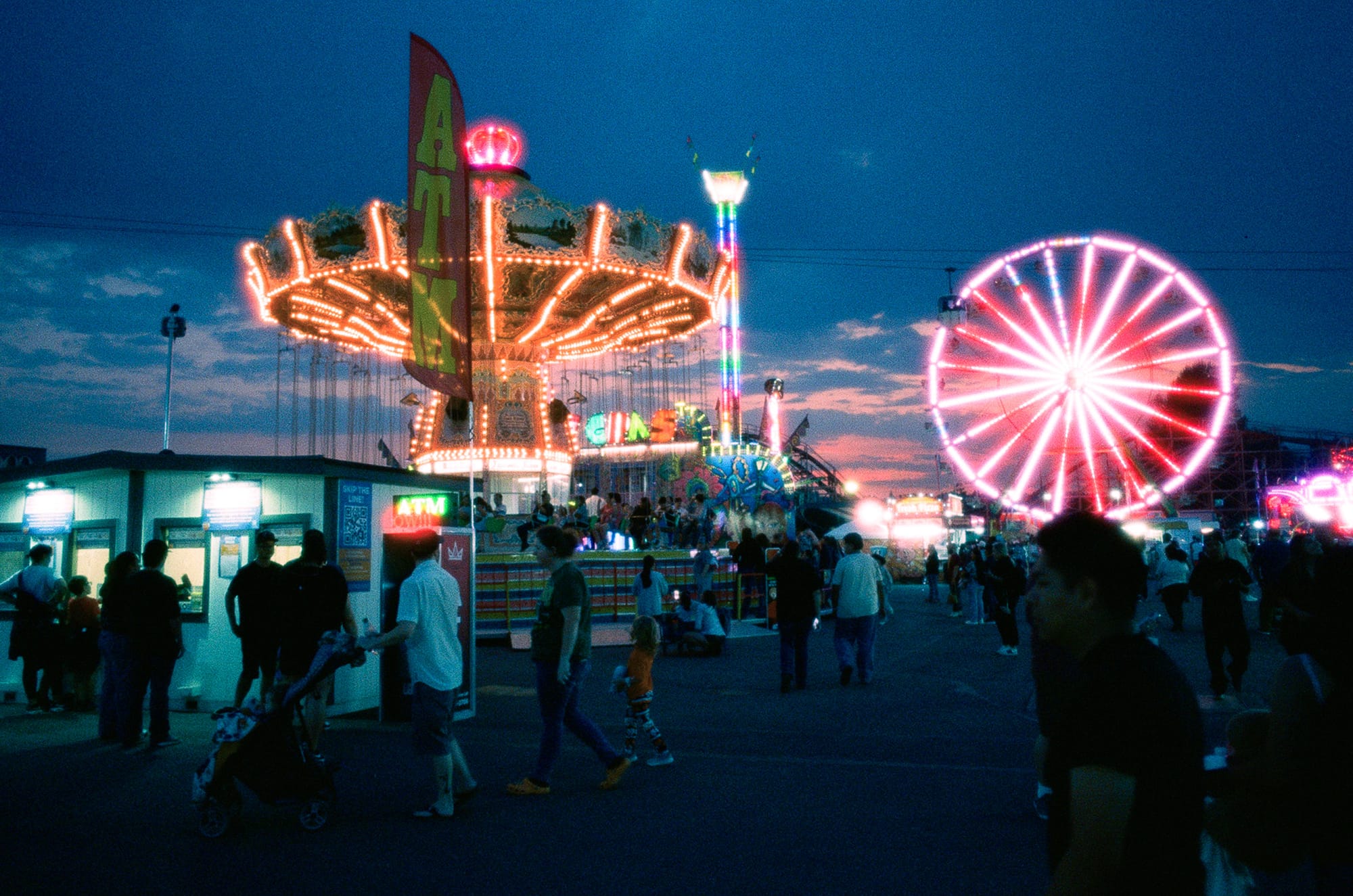 Capturing the Washington State Fair on CineStill 800T