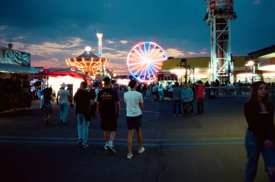 Capturing the Washington State Fair on CineStill 800T